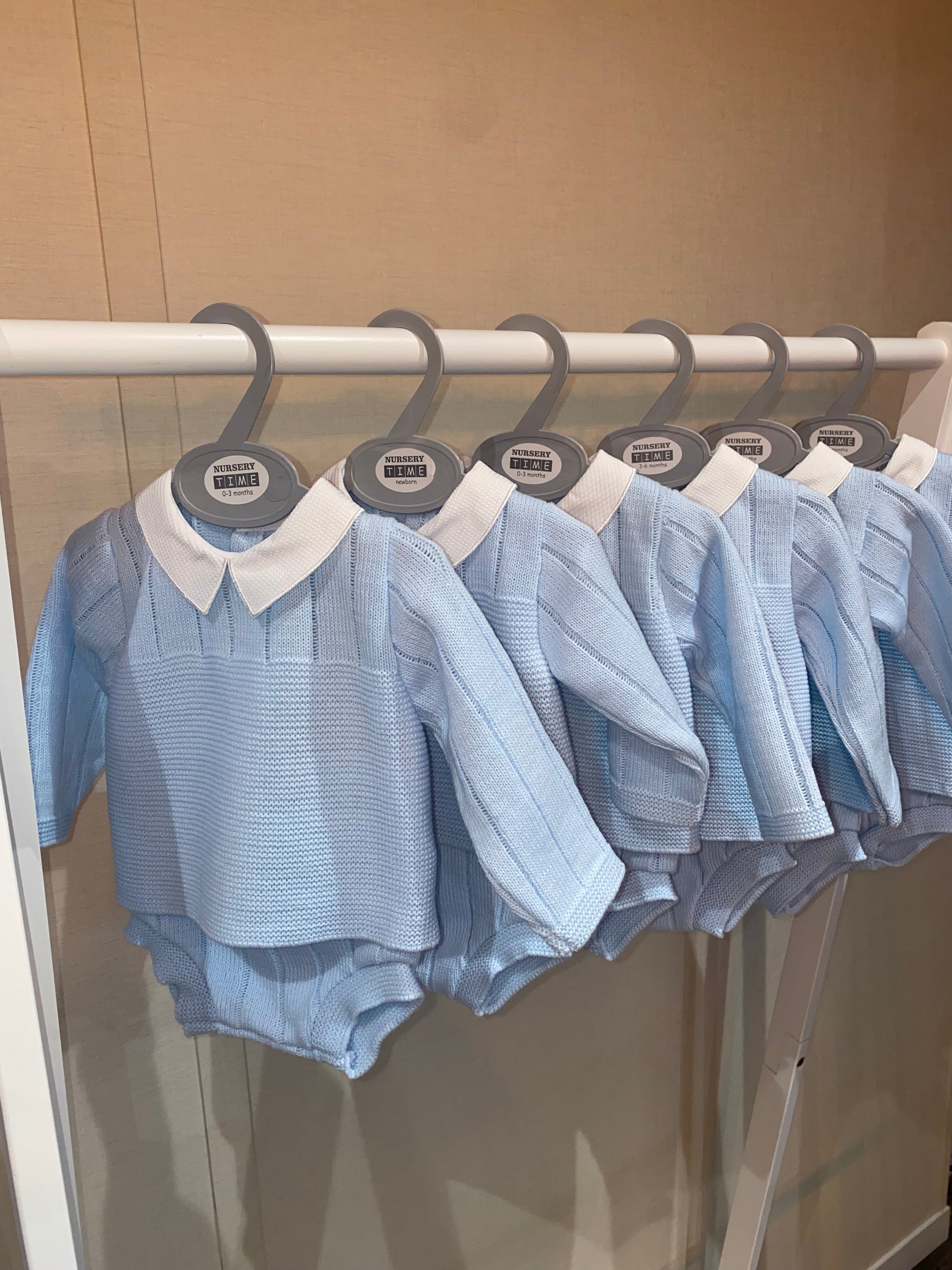 Classic knitted baby occasion set