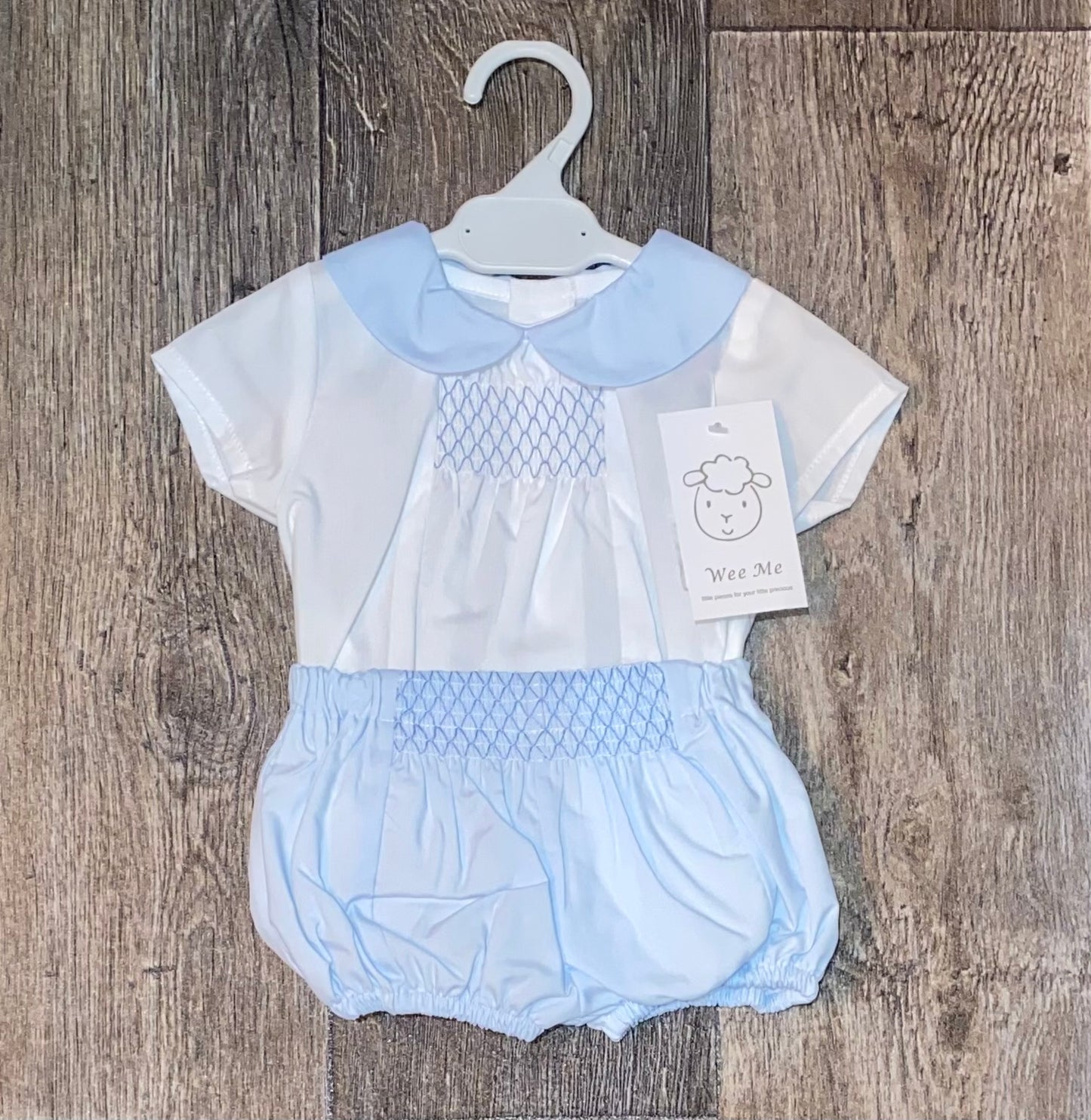 Traditional Spanish baby boy outfit with bloomer shorts from Wee Me